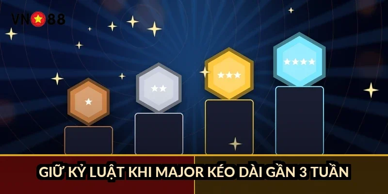 Giữ kỷ luật khi Major kéo dài gần 3 tuần